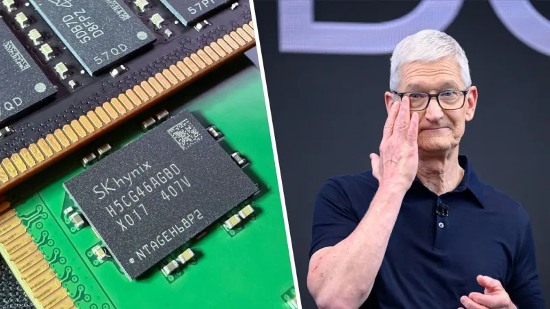 Apple se rinde: la crisis de la RAM le mete un sablazo a los Mac y iPad que duele hasta a Tim Cook