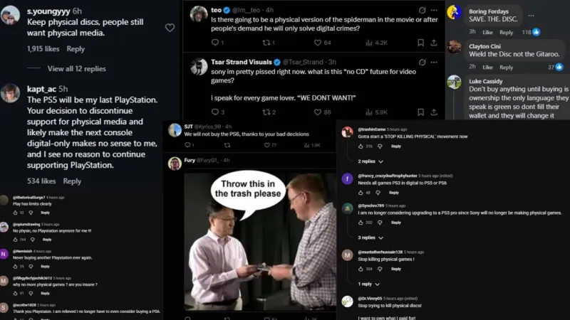 La gente está usando las cuentas de PlayStation para desahogarse de todo, hasta de las pelis