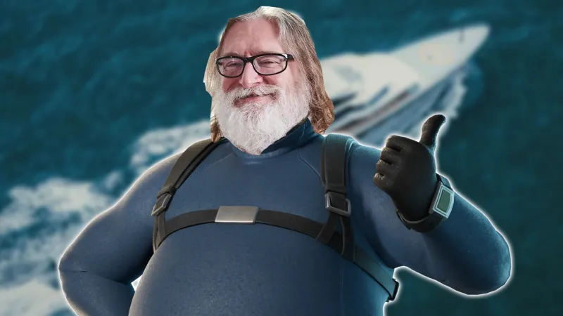 Gabe Newell se gasta 800 millones en un barco y yo solo quiero una Steam Deck 2