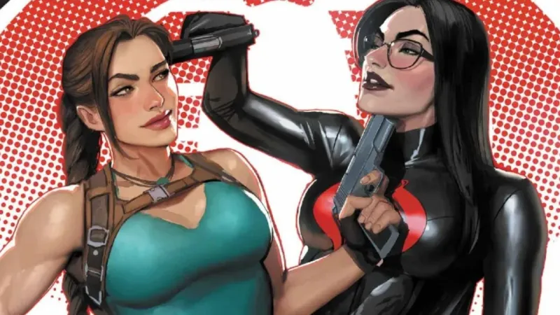 Lara Croft se pasa al bando de los buenos: así es el crossover con G.I. Joe que nadie esperaba
