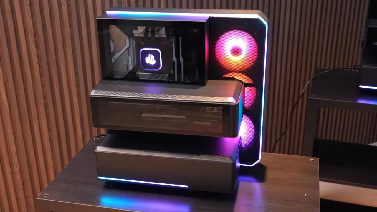 Phanteks presenta una carcasa para PC que rompe la tendencia del 'pecera' en favor de una mayor eficiencia térmica y dando a tu GPU su propio espacio