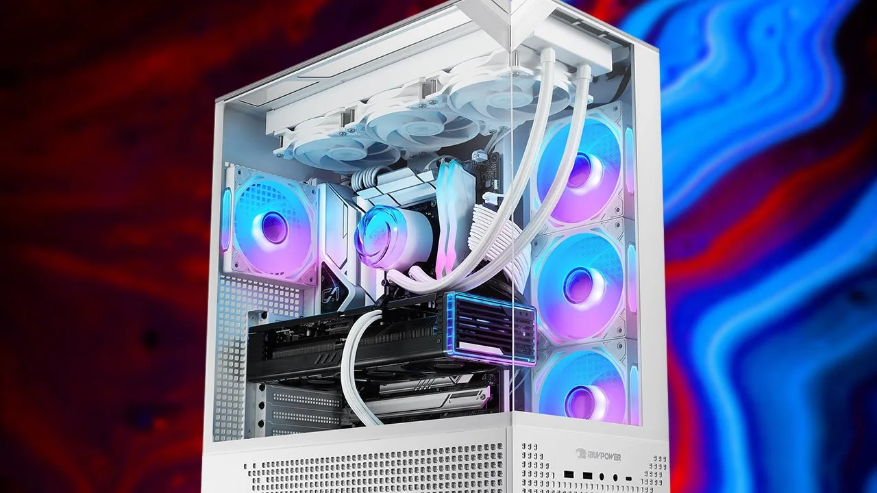 El PC Gaming iBuyPower Element Pro Ryzen X3D Edition con GPU GeForce RTX 5070 baja a $1,449