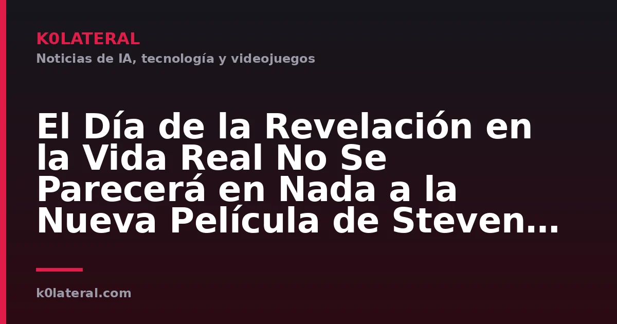 El Día de la Revelación en la Vida Real No Se Parecerá en Nada a la Nueva Película de Steven Spielberg