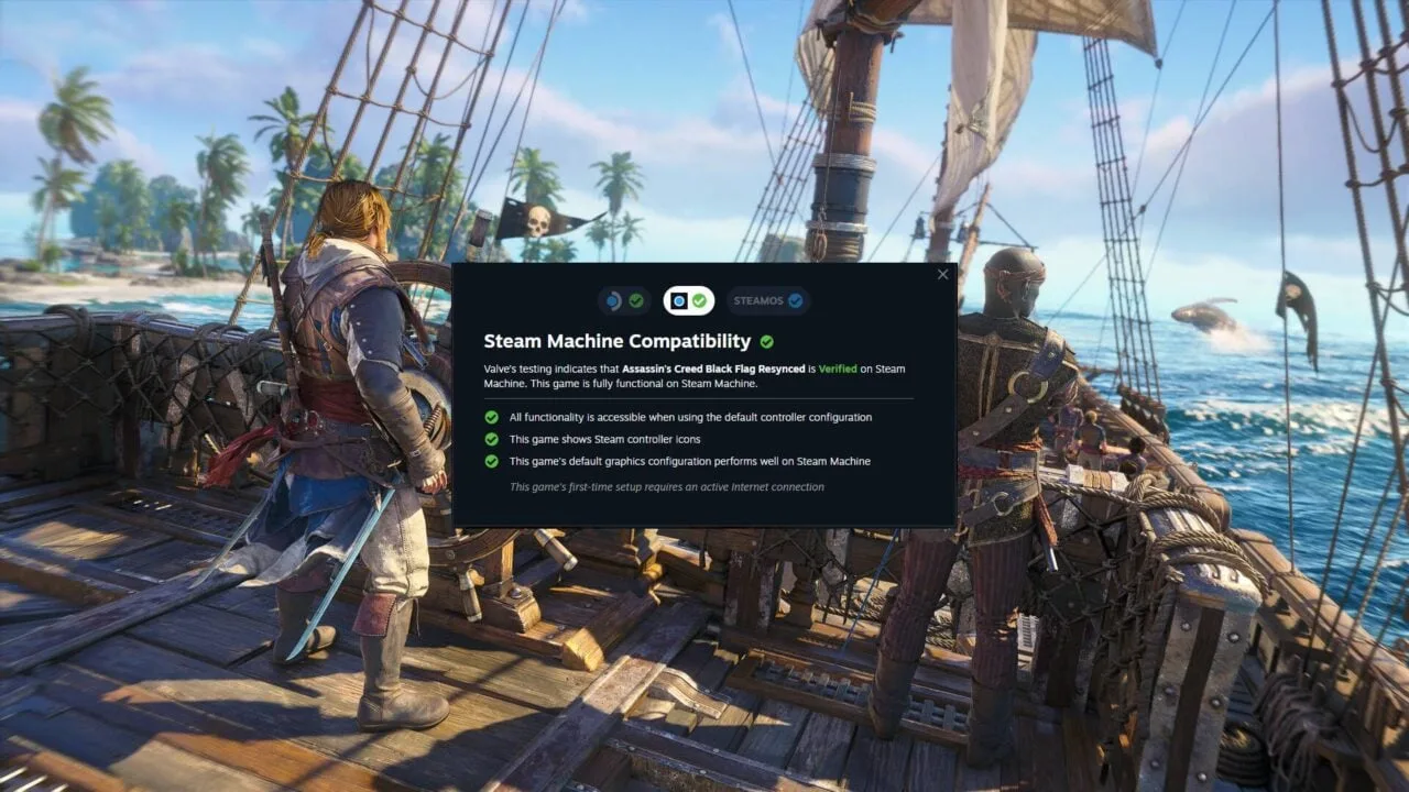 Valle le ha dado caña al tema de la verificación en Steam Machines y el Black Flag se lleva la nota perfecta