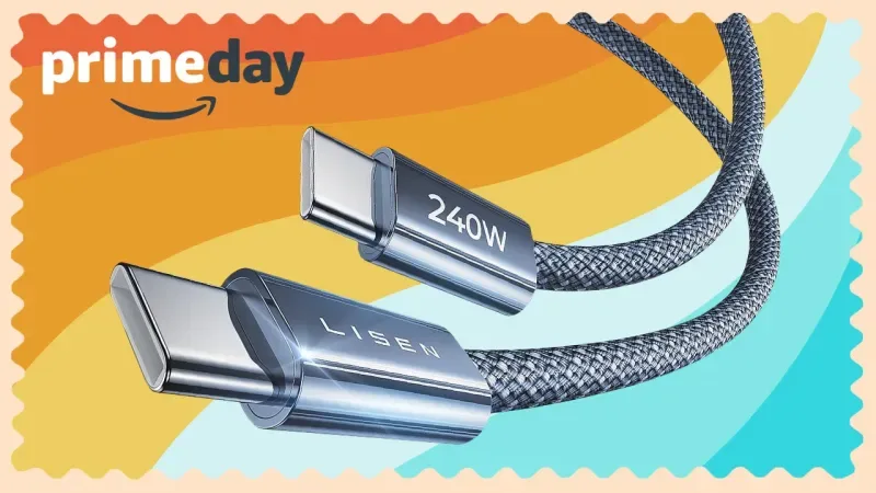 Dos cables USB-C de 2 metros y 240W por 5,60 pavos: no es broma, es Amazon