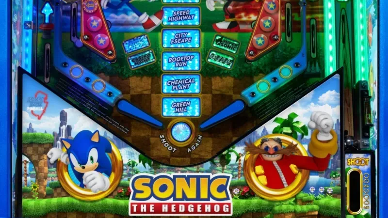 Sonic se cuela en el mundo del pinball con una máquina de 10.000 pavos que te hará llorar de nostalgia