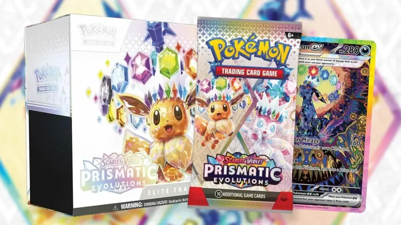 Las ETBs de Prismatic Evolutions vuelven a Amazon: el timo de siempre, pero más barato que en Wallapop