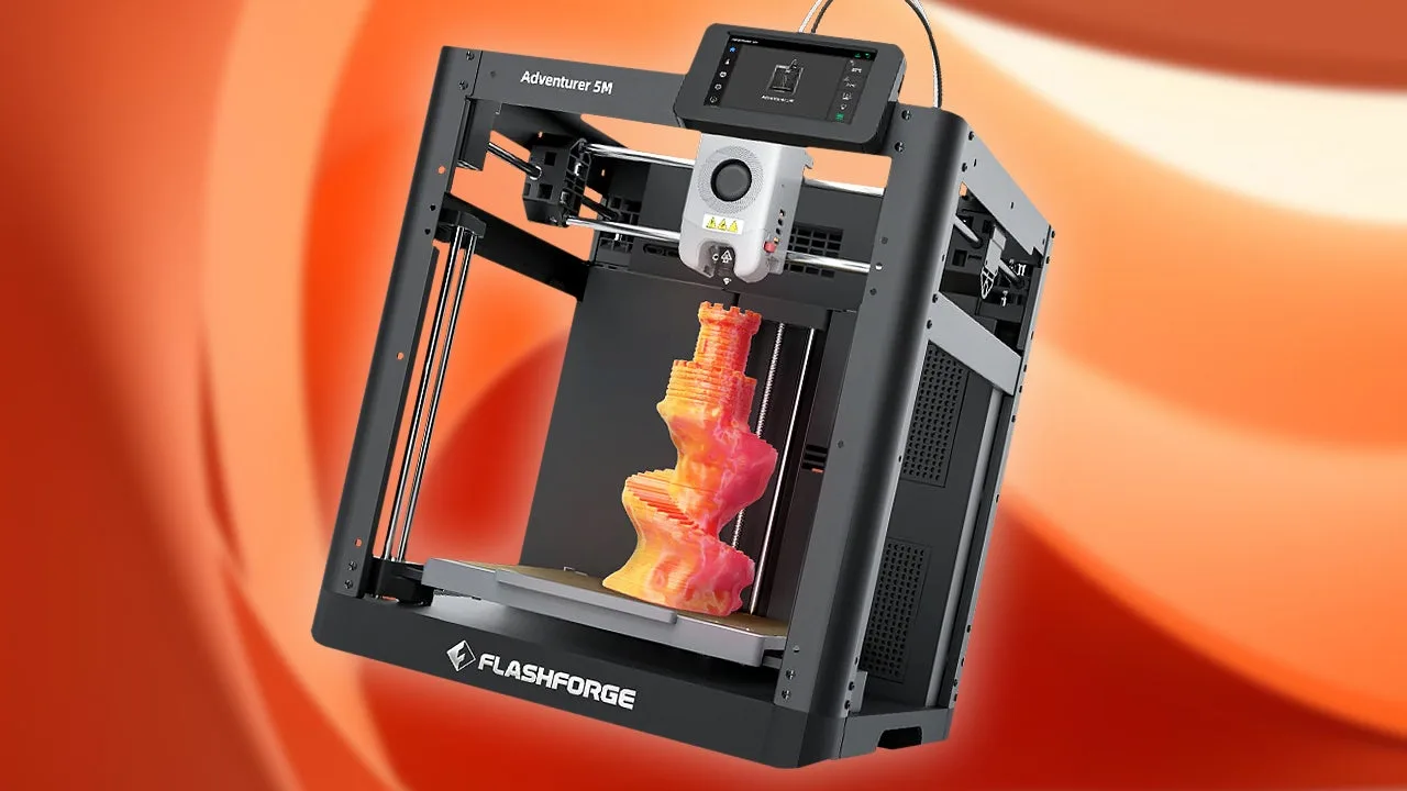 La Flashforge Adventurer 5M se ha puesto más barata que un finde cutre: 133 pavos por una CoreXY