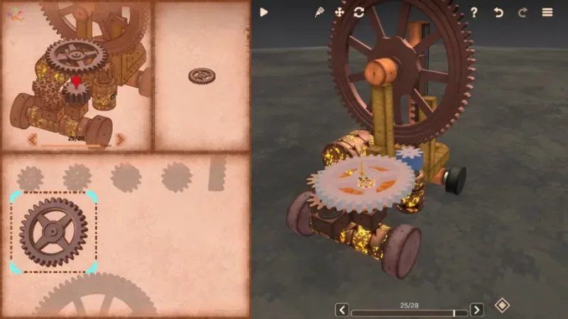 Geareo: el juego de engranajes que por fin trata a la física con respeto (y te deja montar maquetas de papel)