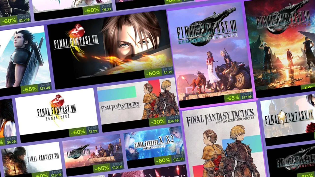La saga Final Fantasy entera de rebajas en Steam: ¿la excusa perfecta para arruinarte?
