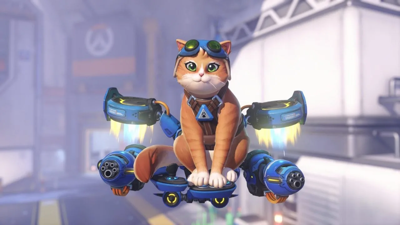 Overwatch se vuelve loco: el gato de la base es ahora un dron de artillería y la culpa es tuya